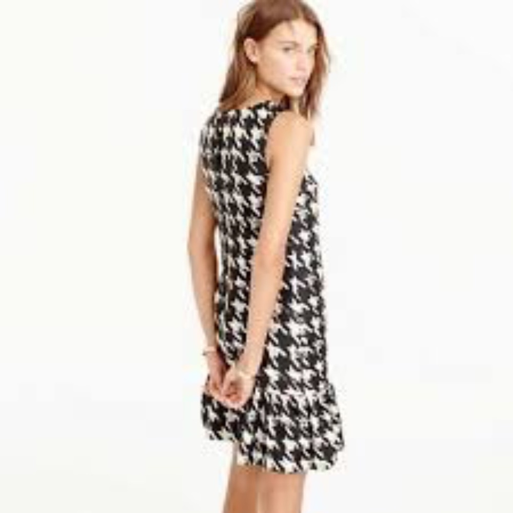 Jcrew size 6 houndstooth dress